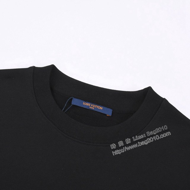 Louisvuitton路易威登Lv專門店2023FW新款刺繡印花圓領衛衣 男女同款 tzy3171
